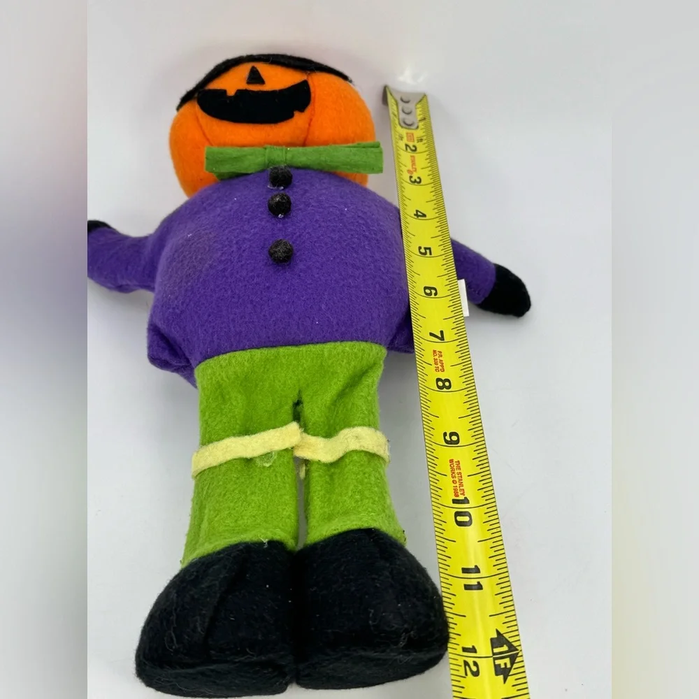 Target Halloween Standing Plush Figure JOL Pumpkin Man 2011 Retired Decor 12”